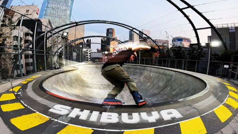 1 minute skatepark guide Shibuya, Tokyo Japan Miyashita Skatepark