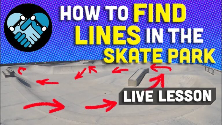 How to Find a Line in Bowls & Skate Parks on your skateboard part 1