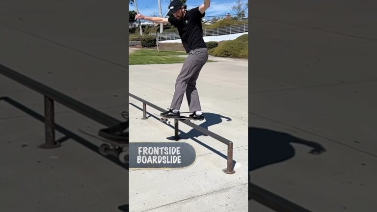 How To: Frontside Boardslide… in 55sec #skatetutorial