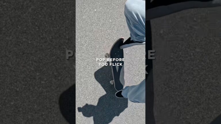 How to Kickflip: POV Tutorial SLOW MOTION 🛹 #kickflip #skateboarding #howtoskateboard