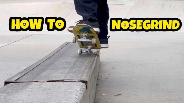 How To Nosegrind EASY [Skateboarding Trick Tip]