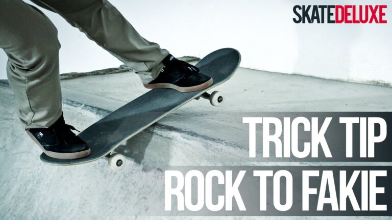 How to Rock To Fakie | Skateboard Trick Tip | skatedeluxe