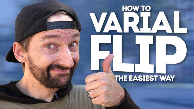 HOW TO VARIAL FLIP THE EASIEST WAY TUTORIAL!