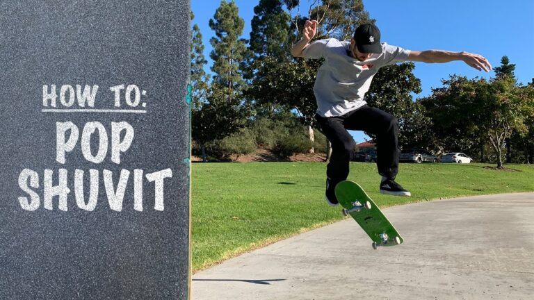(Pop First, THEN Scoop) How To: POP SHUVIT | Pop Shuvit Tutorial